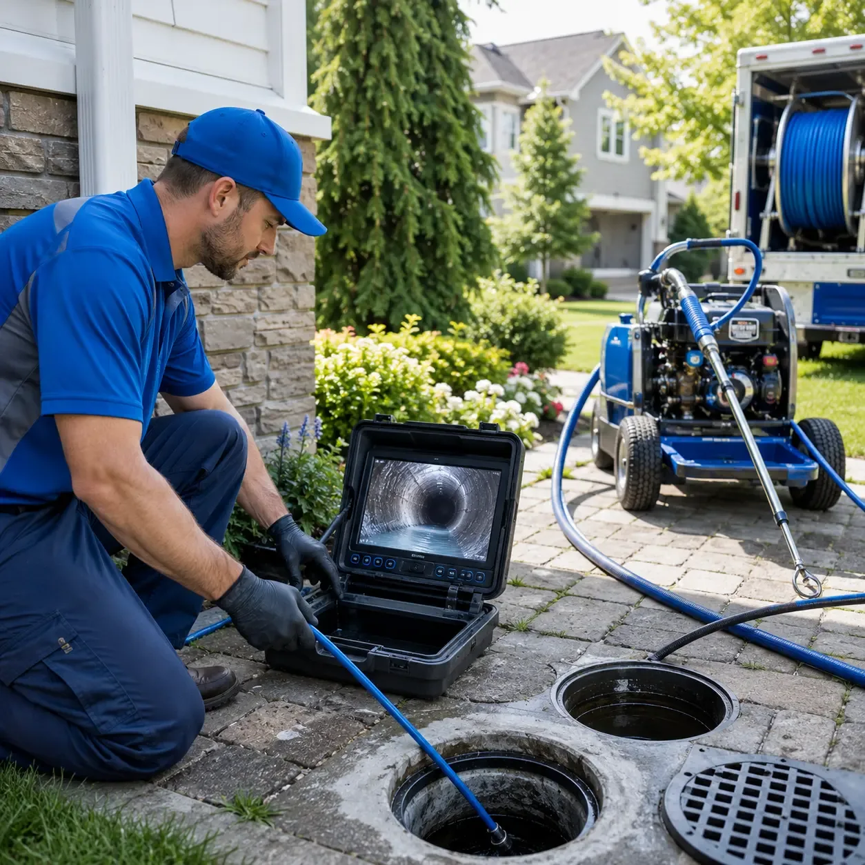 Outdoor drain cleaning professionals serving Manistee, MI