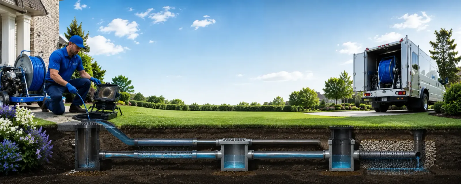 Outdoor drain cleaning information for Manistee, MI