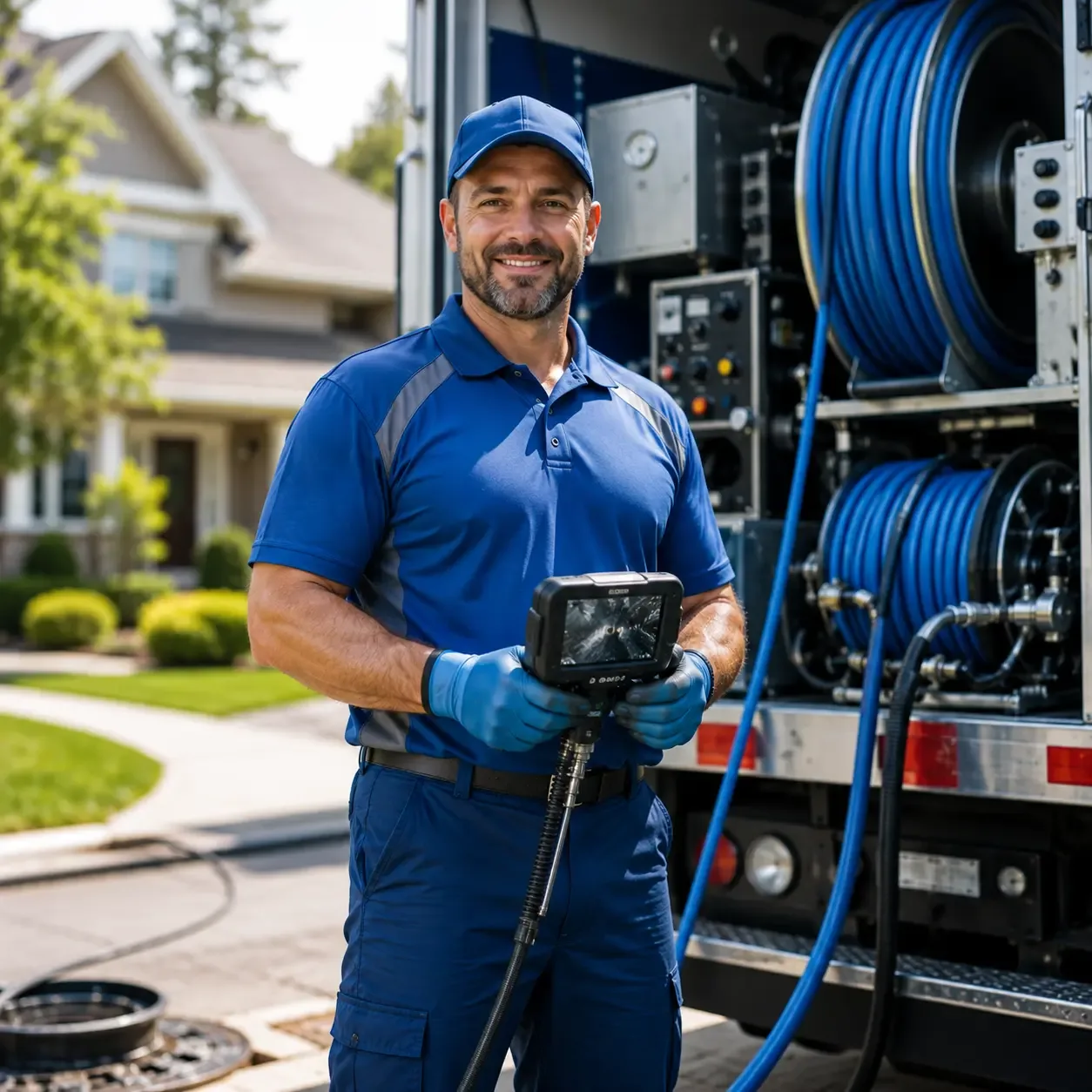 Local outdoor drain cleaning specialists in Manistee, MI